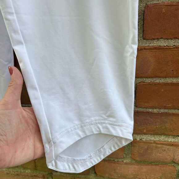 Sympli White Cropped Leggings - Picture 3 of 5